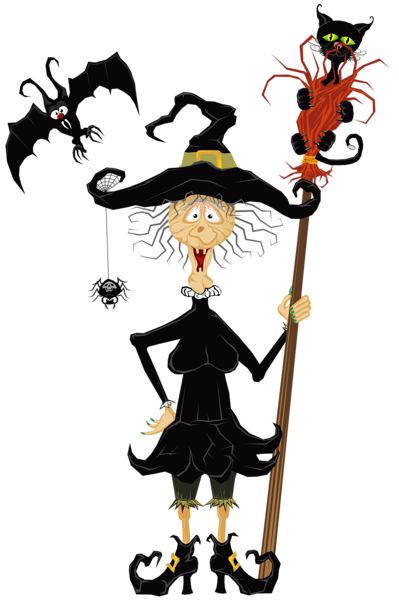 Halloween Creepy Witch Png Clipart Png