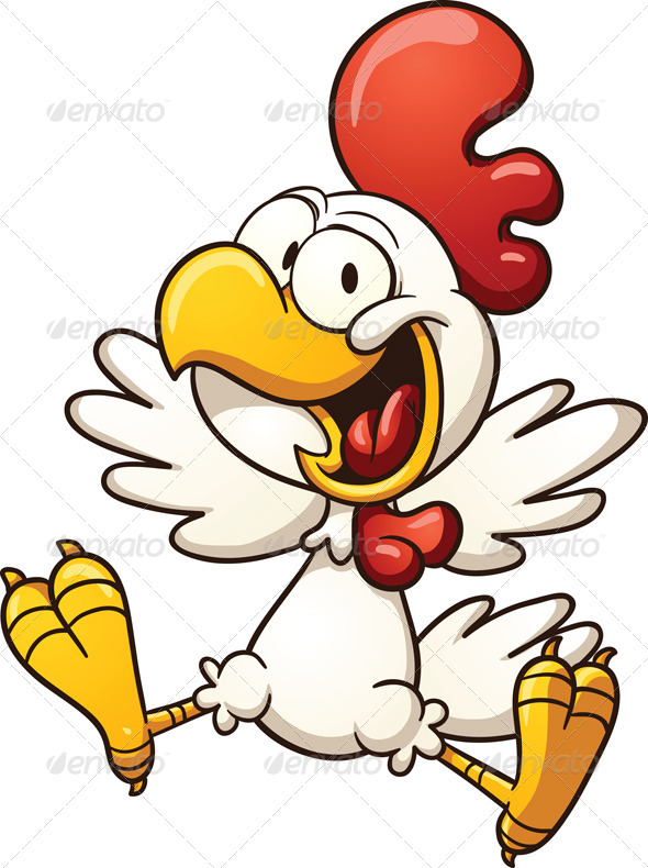 Happy Chicken   Animals Characters