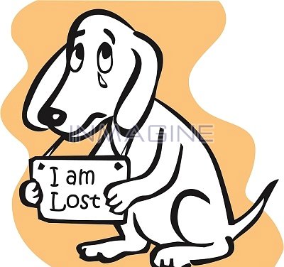 Lost Dog Clip Art