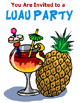 Luau Party Printable Party Invitation