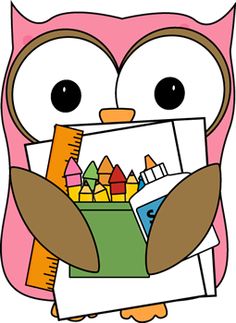 Owl Office Assistant Clip Art   Owl Office Assistant Vector Image
