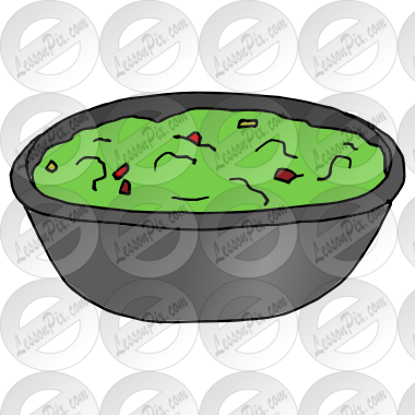 Picture For Classroom   Therapy Use   Great Guacamole Clipart