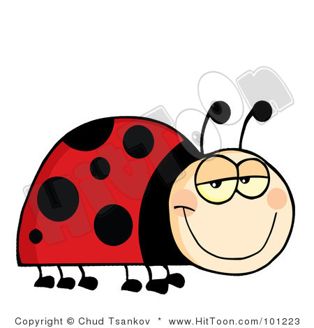 Pink And Black Ladybug Free Clipart