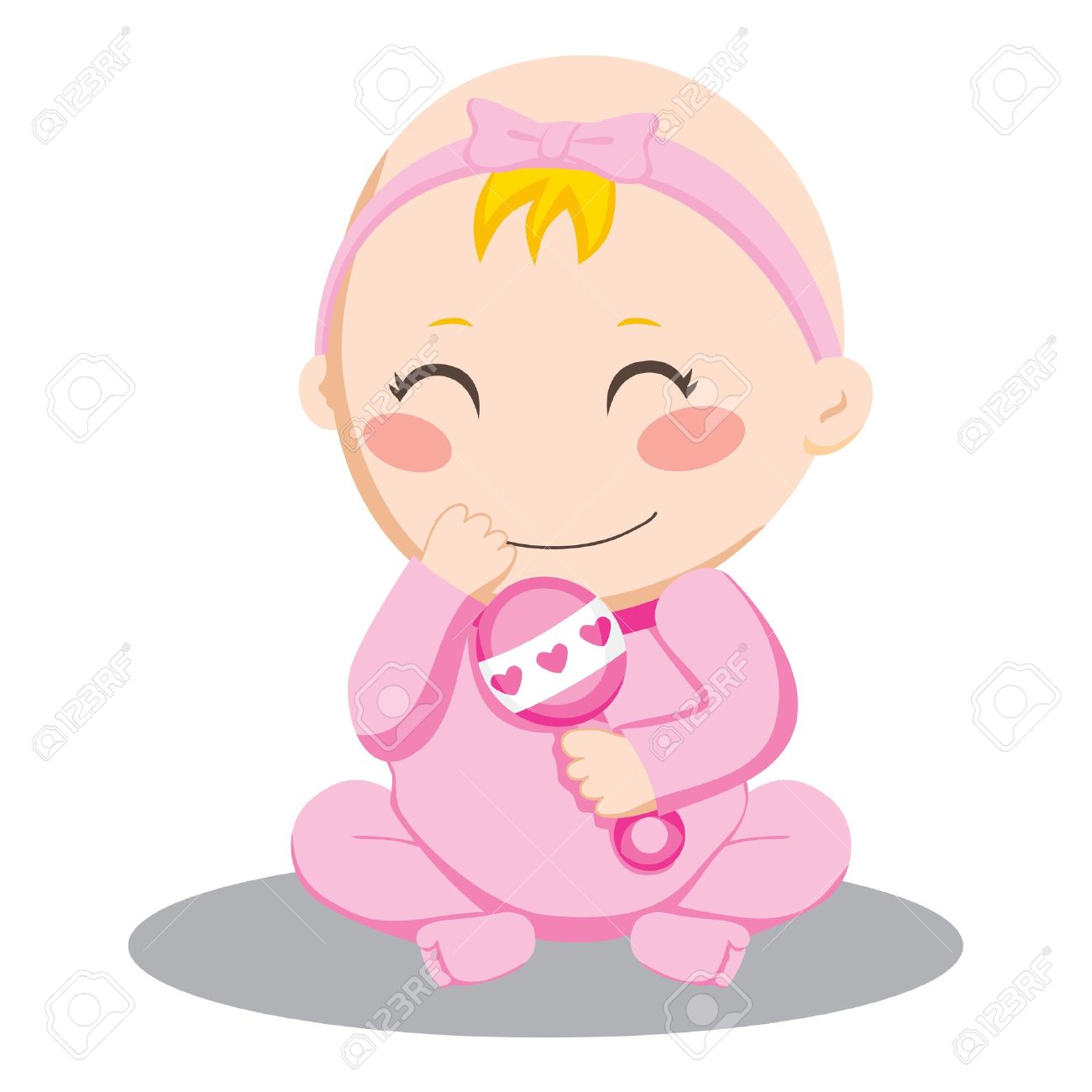 Pink Baby Rattle Clip Art Baby Rattle Images Stock Pictures Royalty