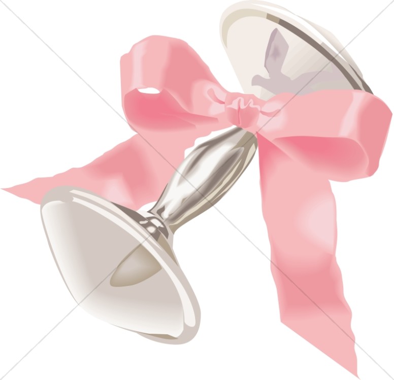 Pink Baby Rattle Clipart Silver Baby Rattle