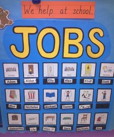 Preschool Job Chart On Pinterest   Preschool Attendance Chart
