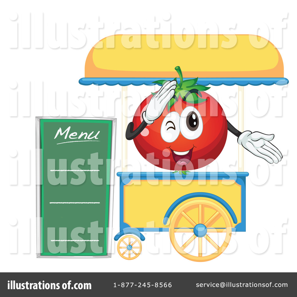 Royalty Free  Rf  Food Stand Clipart Illustration By Colematt   Stock