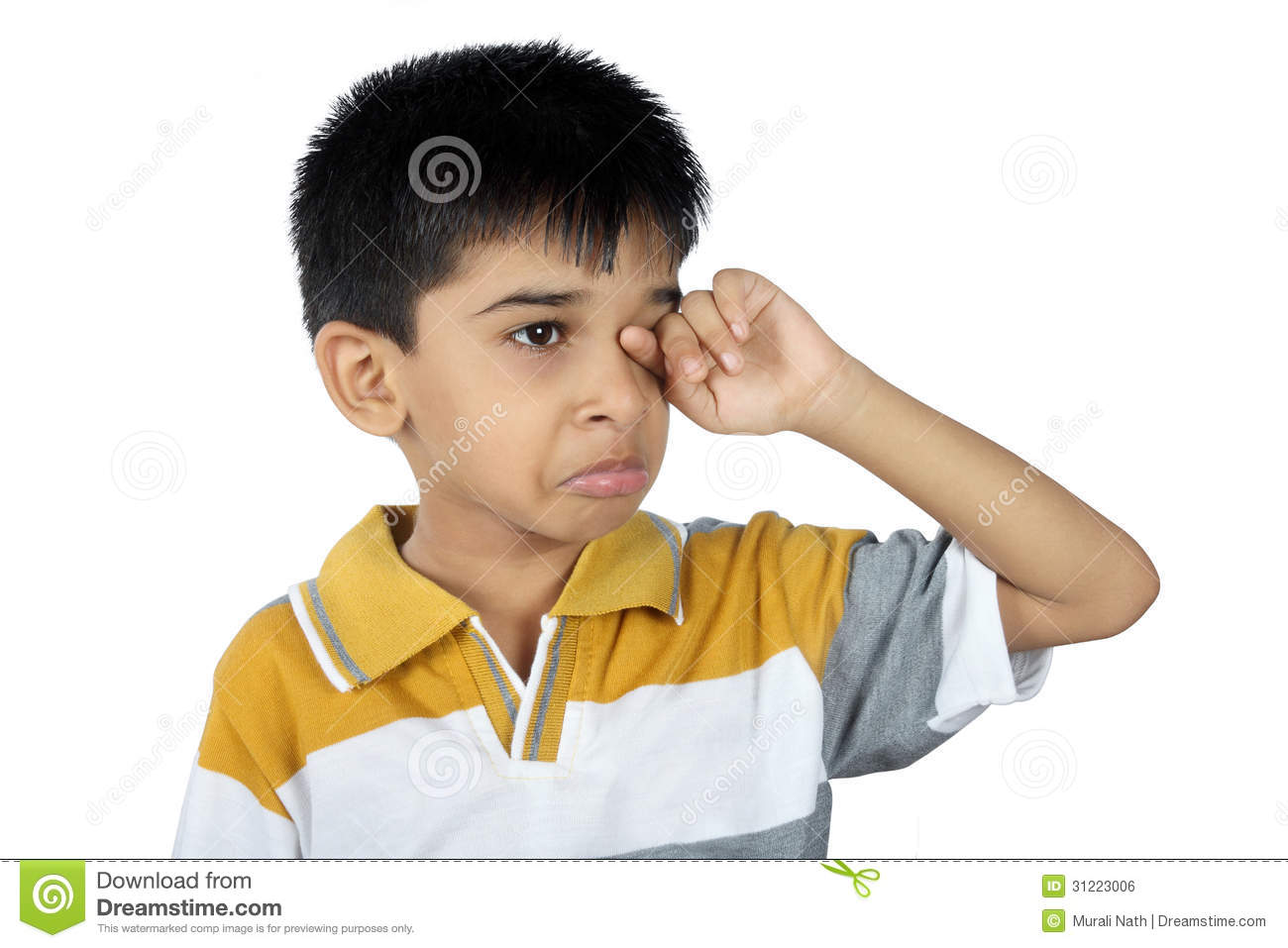 Royalty Free Stock Image  Little Boy Crying
