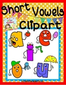 Short Vowel Friends Clipart