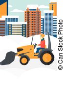 Snowplow Illustrations And Clipart  77 Snowplow Royalty Free