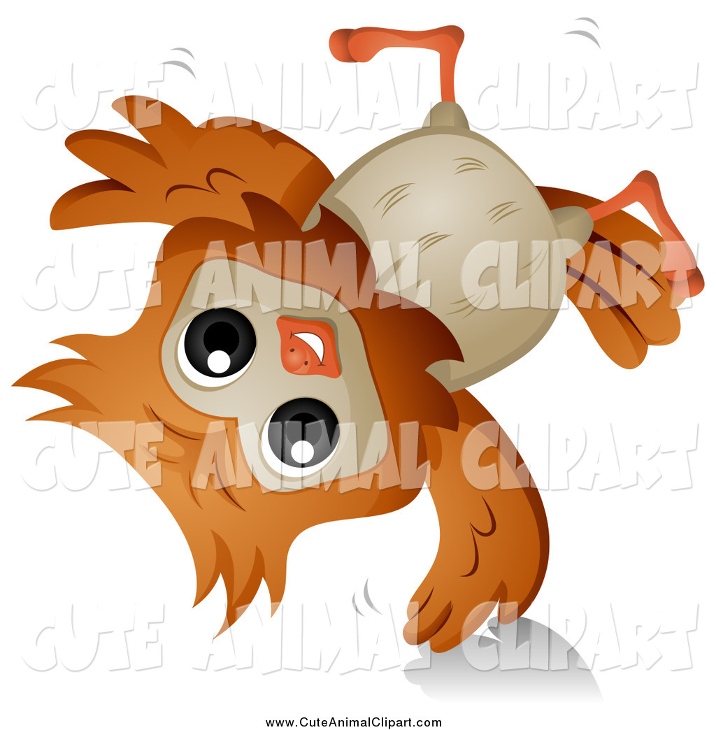 Vector Cartoon Clip Art Of A Happy Owl Doing A Hand Stand By Bnp    
