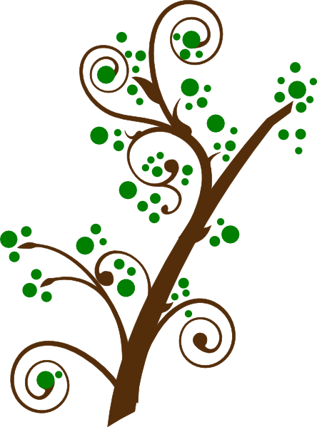 Blooming Tree Branch Clip Art At Clker Com   Vector Clip Art Online