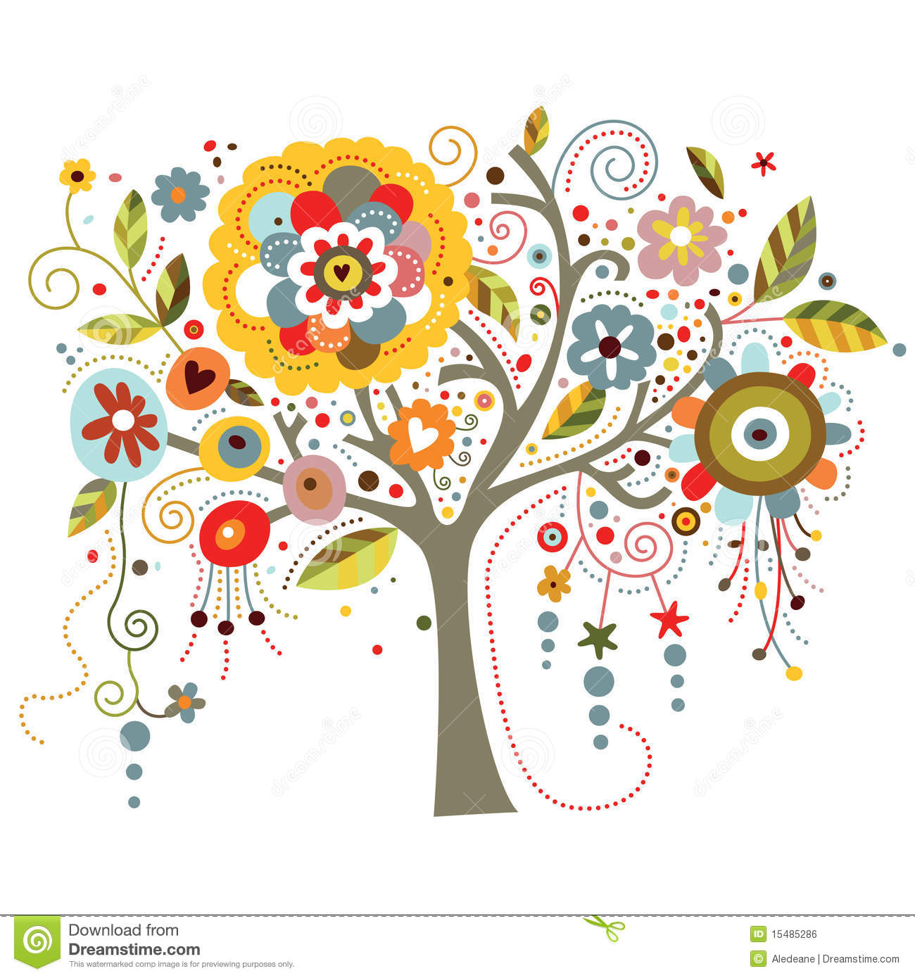 Blooming Tree Royalty Free Stock Image   Image  15485286