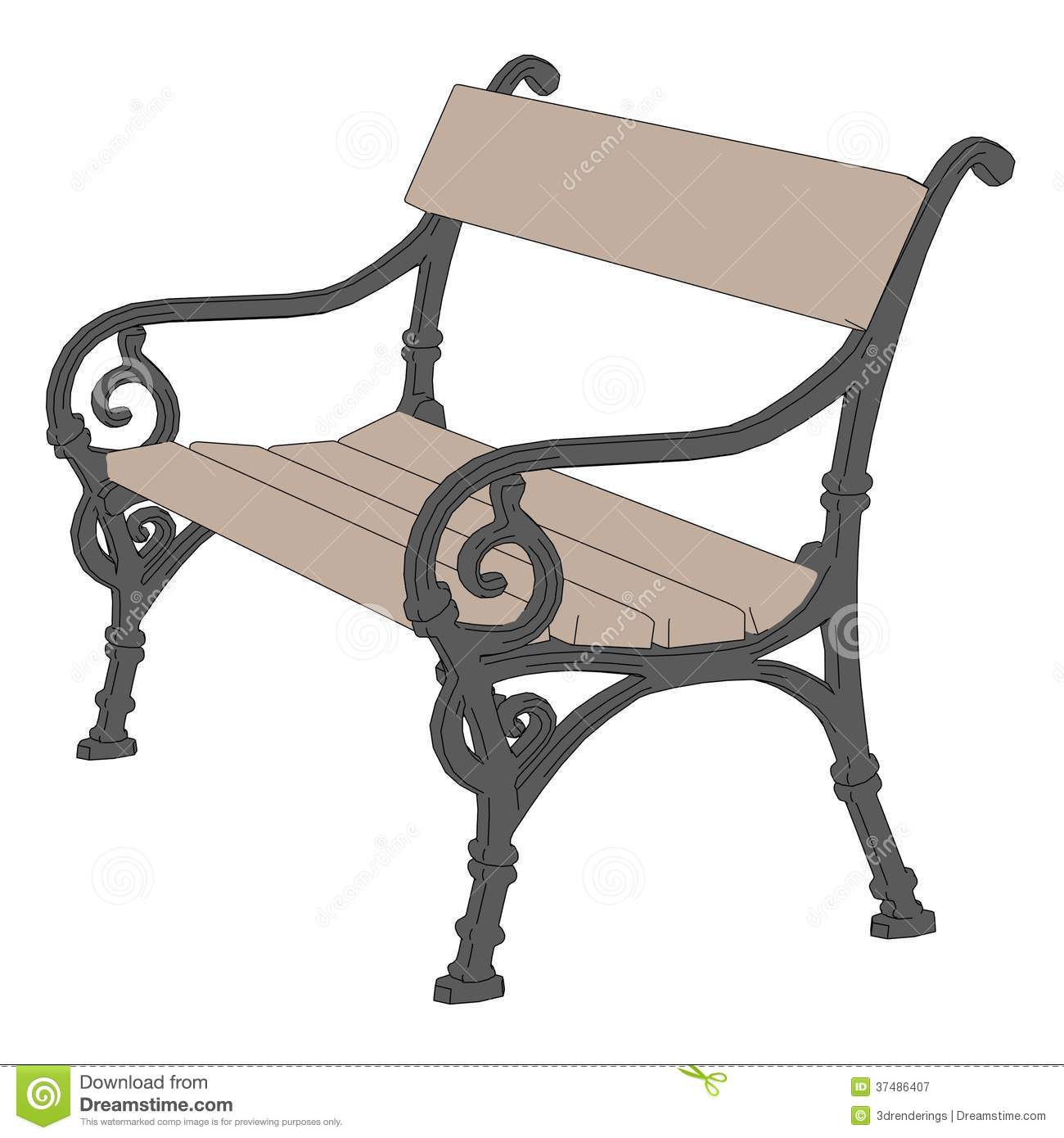 Clipart Park Bench Image Of Park Bench Royalty
