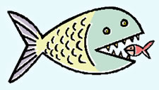 Fish Food Clip Art Big Fish Clipart