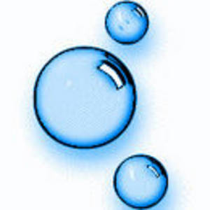 Free Clipart Illustration Of Of Blue Bubbles With Shading