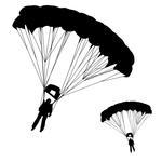 Parachute Hand Drawing Converted To Vector Stock Vector   Clipart Me