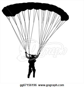 Parachuting Vector Illustration  Stock Clipart Illustration Gg67156196