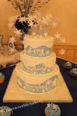Picx Winter Wonderland Sweet 16 Cake And Cupcakes Photos On Pinterest