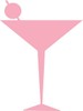Pink Martini Glass Pink Martini