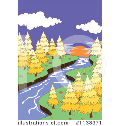 River Clipart  1133371 By Colematt   Royalty Free  Rf  Stock