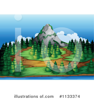 River Clipart  1133374 By Colematt   Royalty Free  Rf  Stock    