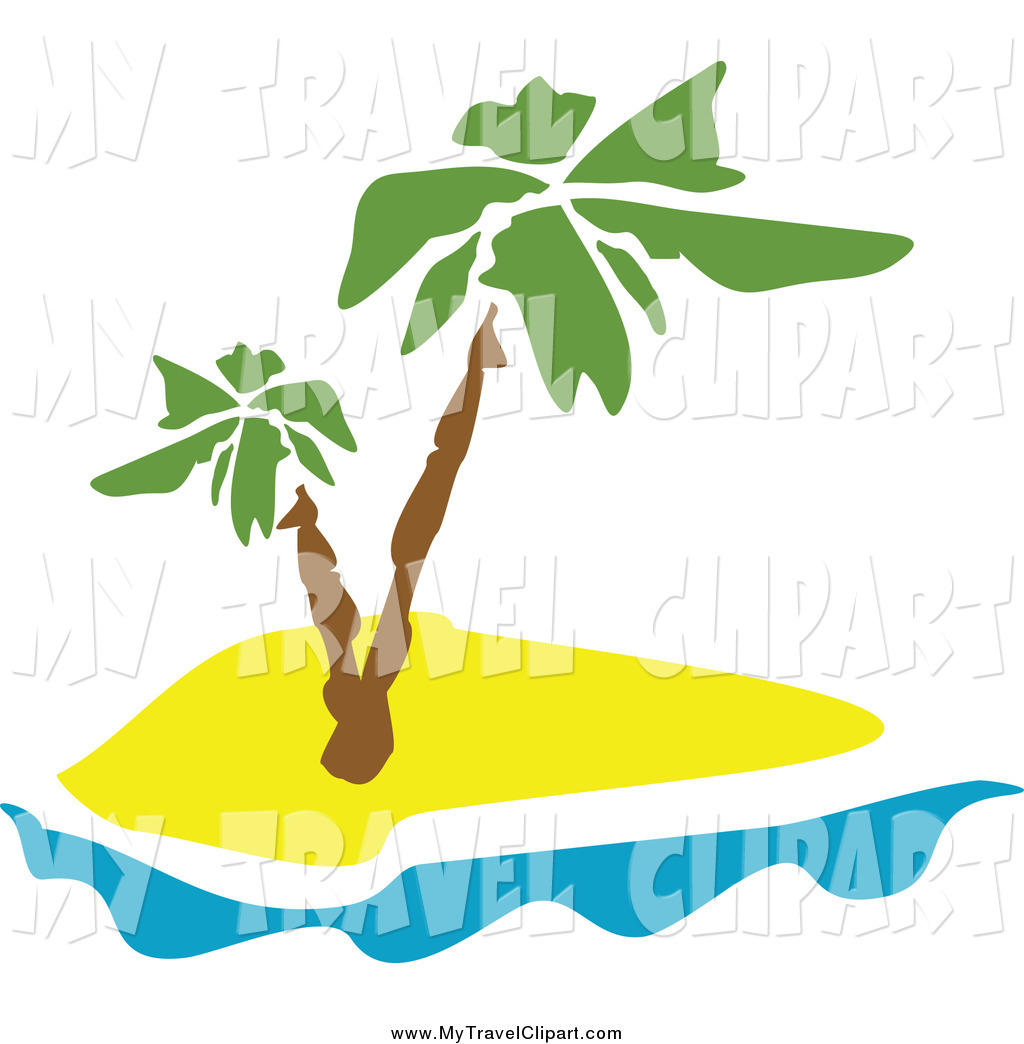 Royalty Free Clipart Of A Palm Tree Island This Palm