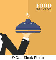 Serving Dish Vector Clipart Eps Images  2484 Serving Dish Clip Art    