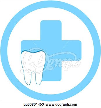 Dental Clinic Sign With Medical Symbol And Tooth  Clipart Gg63801453