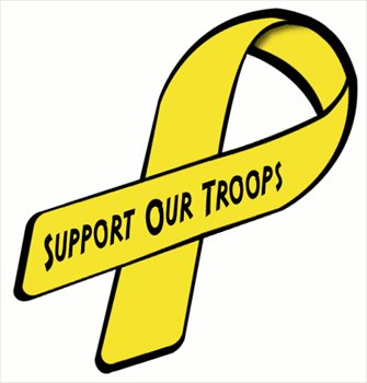 Free Ribbon Support Our Troops Clipart   Free Clipart Graphics Images