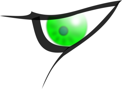 Green   Http   Www Wpclipart Com Cartoon Monsters Eyes Evil Eye Green