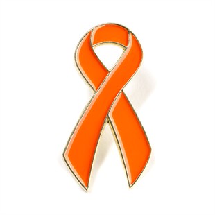 Orange Ribbon Lapel Pin Orange Lapel Pin Orange Leukemia Cancer