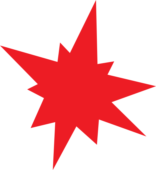 Red Star Clipart Clip Art At Clker Com   Vector Clip Art Online    