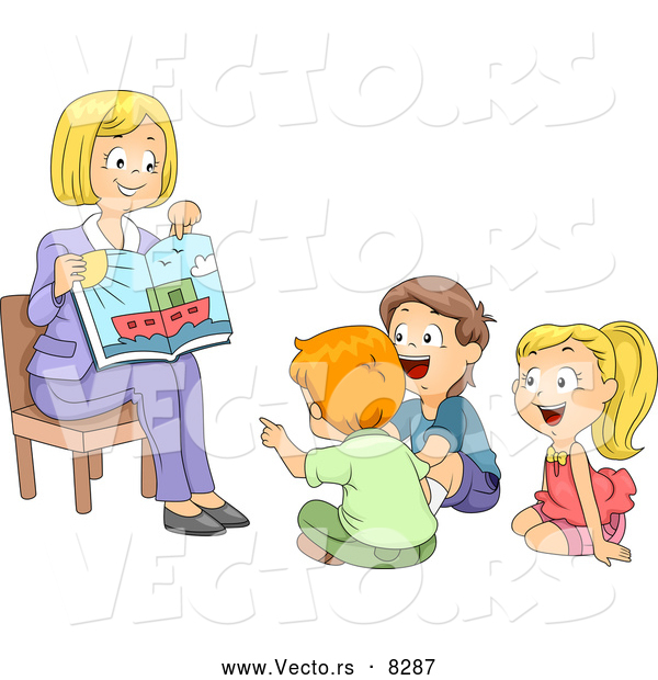 Showing A Picture Book To Her Students By Bnp Design Studio    8287