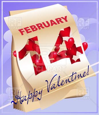 St  Valentine S Day Date 67408 Download Royalty Free Vector Clipart