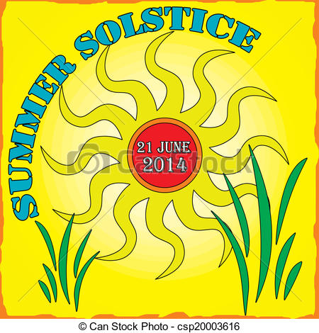 Summer Solstice Clipart Summer Solstice Vector