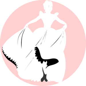 White Princess Silhouette In Pink Background Clip Art At Clker Com