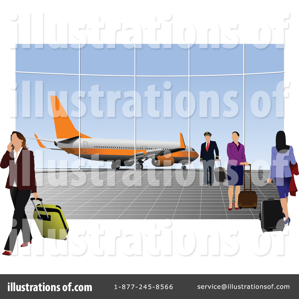 Airport Clipart  1068260   Illustration By Leonid