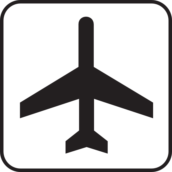 Airport Roadsign Clip Art At Clker Com   Vector Clip Art Online