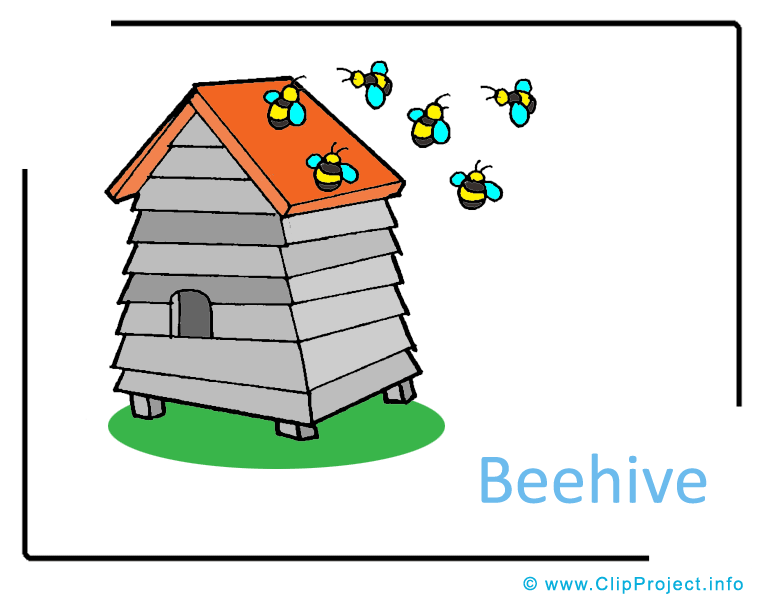 Clip Art Title  Beehive Clipart Image Free   Farm Cliparts Free