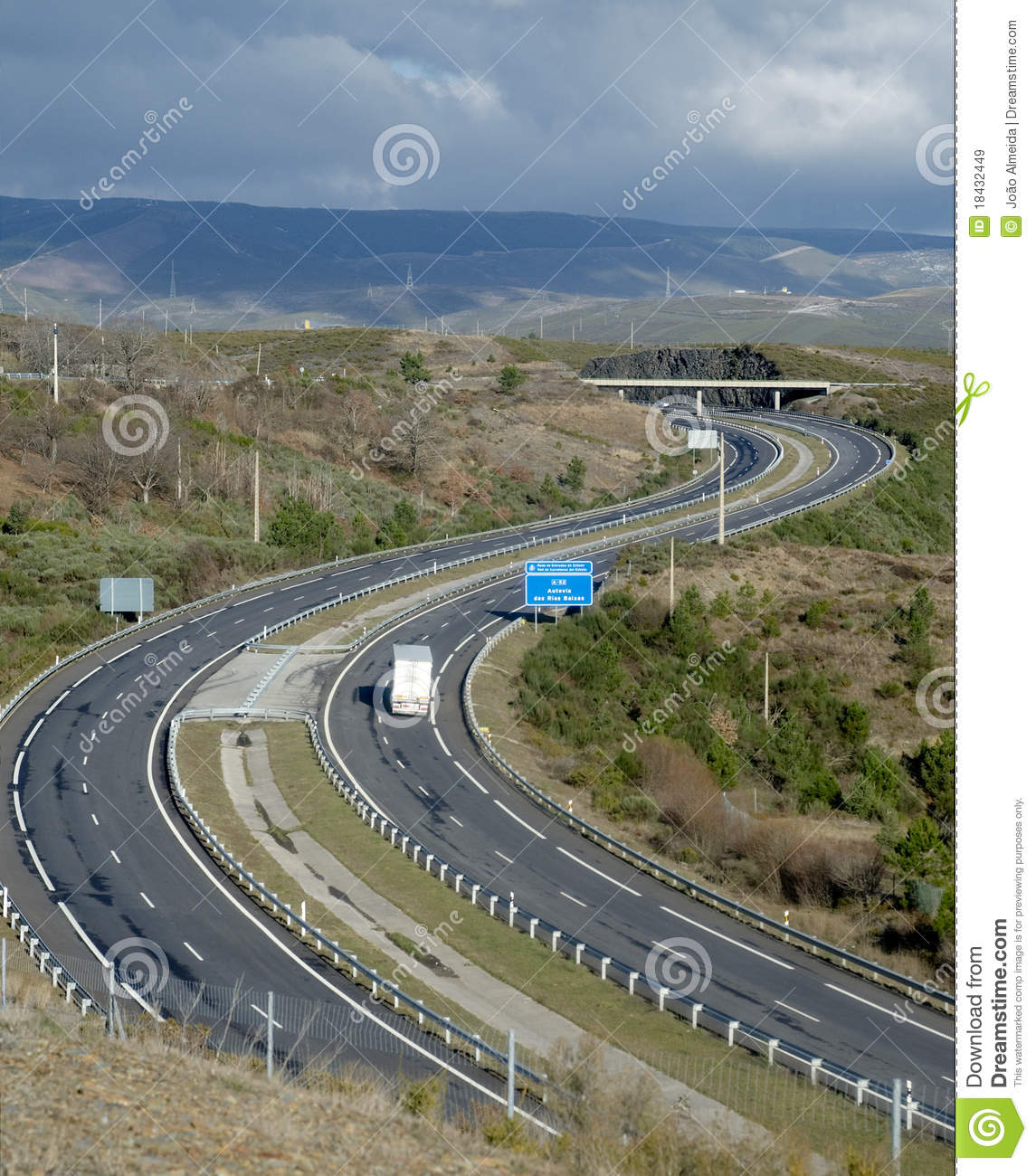 Curvy Highway Royalty Free Stock Images   Image  18432449
