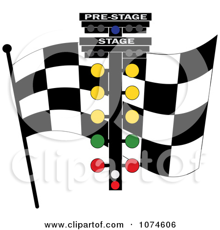 Drag Racing Tree Clipart Clipart Checkered Race Flag