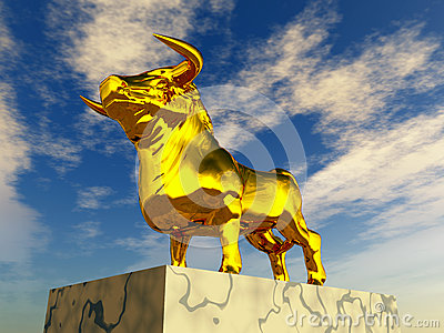 Golden Calf Stock Illustration   Image  41412930