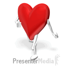 Heart Walking Powerpoint Animation