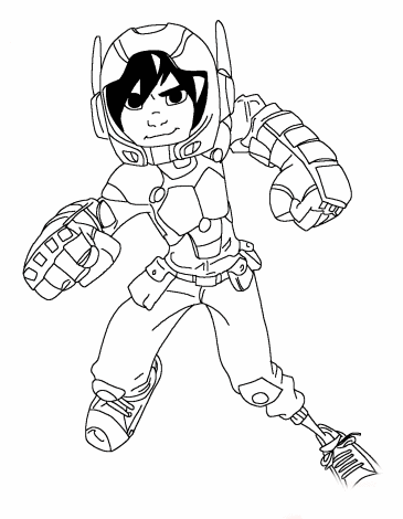 Here We Present Some Coloring Pages And Clip Art From  Big Hero 6