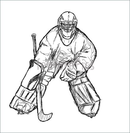 Hockey Player Clipart Black And White Images   Pictures   Becuo