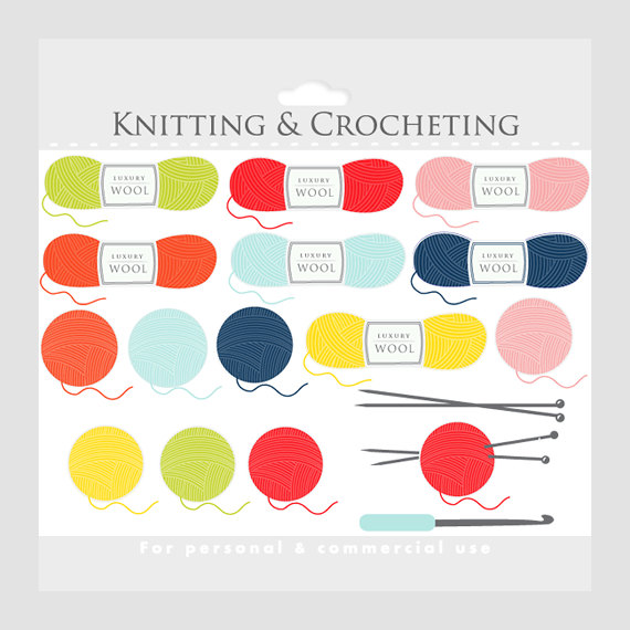 Knitting Clipart   Crochet Clip Art Crocheting Knit Wool Knitting