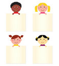 More Similar Stock Images Of   Cute Multicultural Children Heads Icons
