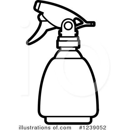 Royalty Free  Rf  Spray Bottle Clipart Illustration  1239052 By Lal