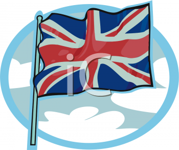 Royalty Free United Kingdom Flag Clipart